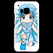 Coque HTC One M9 Chibi style illustration of a Super Heroine