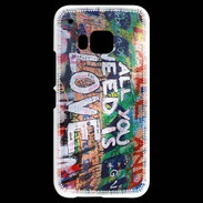 Coque HTC One M9 All you need is love 5