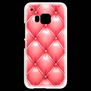 Coque HTC One M9 Capitonnage Rose