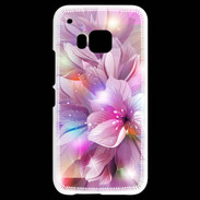 Coque HTC One M9 Design Orchidée violette