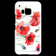 Coque HTC One M9 Fleurs en peinture 250