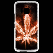 Coque HTC One M9 Cannabis en feu