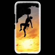 Coque HTC One M9 Escalade au couché de soleil 10