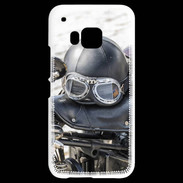 Coque HTC One M9 Casque de moto vintage