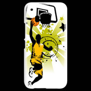 Coque HTC One M9 Basketteur en dessin