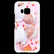 Coque HTC One M9 Jumeaux avec bonbons