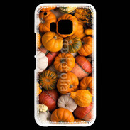 Coque HTC One M9 fond de citrouilles automne