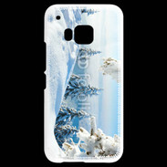 Coque HTC One M9 Paysage hiver 