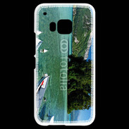 Coque HTC One M9 Barques sur le lac d'Annecy