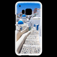 Coque HTC One M9 Village sur l'Île de Santorini en Grêce