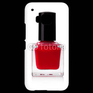 Coque HTC One M9 Vernis rouge esthéticienne