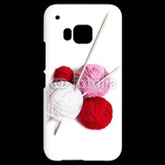 Coque HTC One M9 Tricot et couture