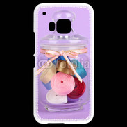 Coque HTC One M9 Bonbonne de ruban couture 