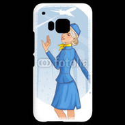 Coque HTC One M9 Hôtesse de l'air 6