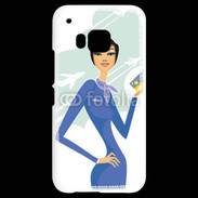 Coque HTC One M9 Hôtesse de l'air 8