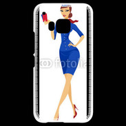 Coque HTC One M9 Hôtesse de l'air 9