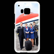 Coque HTC One M9 Commandant de bord et hôtesse de l'air 3