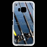 Coque HTC One M9 Cannes à pêche de pêcheurs