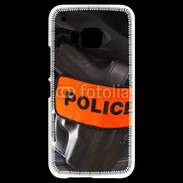 Coque HTC One M9 Brassard Police 75