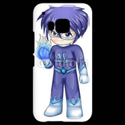 Coque HTC One M9 Chibi style illustration of a superhero