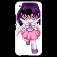 Coque HTC One M9 Chibi style illustration of a super-heroine 25