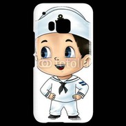 Coque HTC One M9 Cute cartoon illustration of a sailor