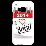 Coque HTC One M9 I love Bresil 2014