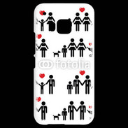 Coque HTC One M9 Gay et lesbiennes en couple