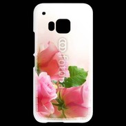 Coque HTC One M9 Belle rose 2