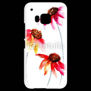 Coque HTC One M9 Belles fleurs en peinture