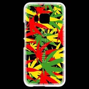 Coque HTC One M9 Fond de cannabis coloré
