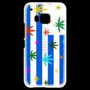 Coque HTC One M9 Drapeau Uruguay cannabis