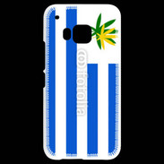 Coque HTC One M9 Drapeau Uruguay cannabis 2