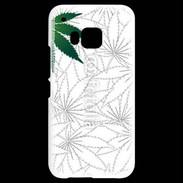 Coque HTC One M9 Fond cannabis