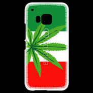 Coque HTC One M9 Drapeau italien cannabis