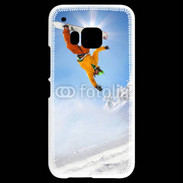 Coque HTC One M9 Saut de snowboarder