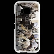 Coque HTC One M9 Abrivado Chevaux et taureaux