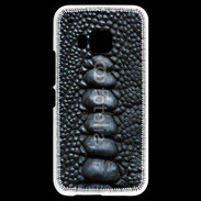Coque HTC One M9 Effet crocodile noir