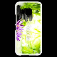 Coque HTC One M9 Fleur de lotus