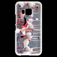 Coque HTC One M9 flamand rose