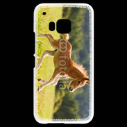 Coque HTC One M9 Poulain dans un champs