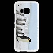 Coque HTC One M9 Famille de Pingouin Empereur