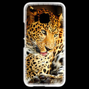 Coque HTC One M9 Portrait de léopard