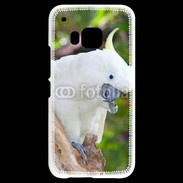 Coque HTC One M9 Oiseau Cacatoès blanc 25