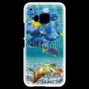 Coque HTC One M9 poisson tropical 3