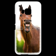 Coque HTC One M9 hennissement cheval