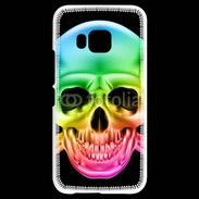 Coque HTC One M9 Tête de mort couleur