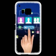 Coque HTC One M9 Réseau social