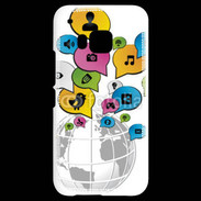 Coque HTC One M9 Réseau social 2