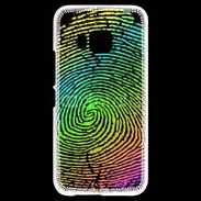 Coque HTC One M9 Empreintes digitales de couleur